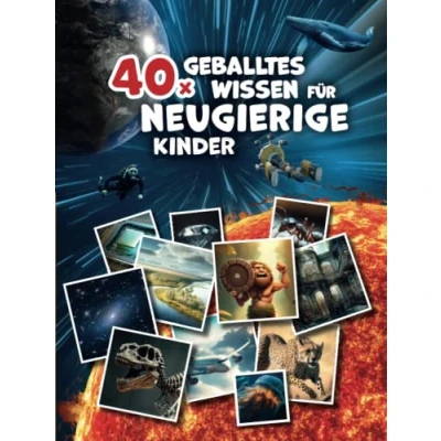 Abbildung von das Wissensbuch für Kinder: 40x interessante Fakten interessierte Kinder zu den Themen Weltraum, Natur, Mensch und Technik: 80 Seiten mit lustigen ... unsere Umwelt Universum ab 8 Jahren