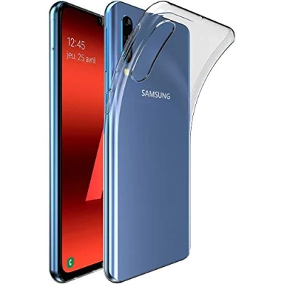 Abbildung von ebestStar Hülle für Samsung Galaxy A70 SM A705F, Silikon Handyhülle Cover, Klar TPU Schutzhülle, Slim Handy Case, Transparent