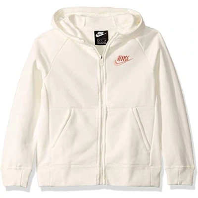 Abbildung von Nike Kinder PE Full Zip Hoodie, Carbon Heather/White, S