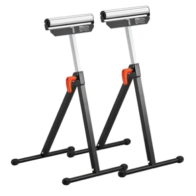 Abbildung von VEVOR 2x Rollenbock Rollenständer verstellbar 68 108cm Arbeitsbock faltbar 61kg