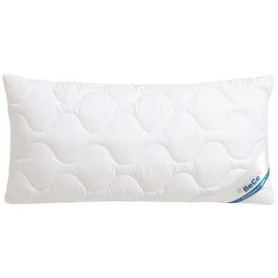 Abbildung von Beco Kopfkissen &quot;EcoWell&quot;, Füllung: Polyester, Bezug: Bio Baumwolle oder nachhaltiger Microfaser Feinbatist samtweich, (1 St.), Kissen in den Größen 40x80 cm und 80x80 erhältlich