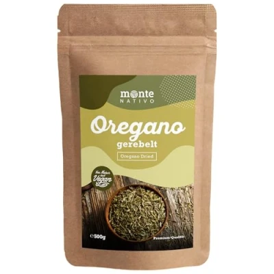 Abbildung von Oregano Monte Nativo (500g) getrocknet perfekt zum Kochen, Pizza, Pasta und Tee Schonend getrocknete Gewürze für maximal Geschmack gerebelt