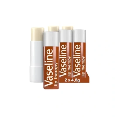 Abbildung von Vaseline Lip Therapy Cocoa Butter Getönter Lippenbalsam, Lippenstift mit Kakao und Sheabutter (Cocoa 2 x 4_8g)