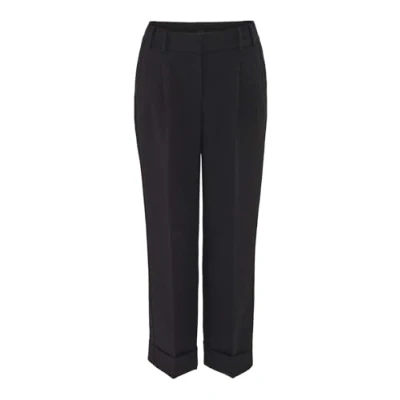 Abbildung von Opus Mallon Gerader Stoffhose, Damen, Größe: 40, Black