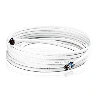 Abbildung von Venton Sat Kabel Coaxial RG6Q CCS 20 m I Antennenkabel 120 dB max. 4fach geschirmter HQ digital HD 4K 3D Kupfer Innenleiter Fernsehkabel Koaxkabel für DVB S2 C T2 BK Anlagen