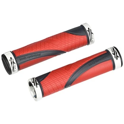 Abbildung von XLC Unisex Erwachsene Griffe Sport BO GR S23, Rot, Grau, One Size