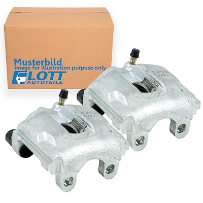 Abbildung von 2x BREMSSATTEL BREMSSÄTTEL BREMSZANGEN VORNE LINKS + RECHTS KIT KOMPLETTSET VORDERACHSE