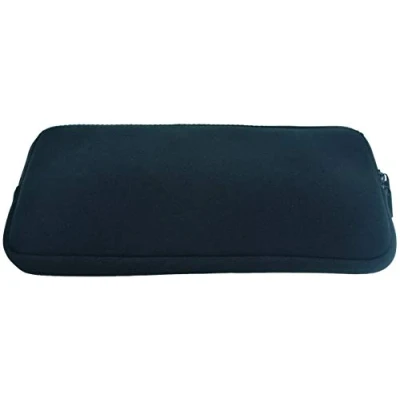 Abbildung von Case Wonder Neopren Tastatur Hülse für Apple Drahtlose Bluetooth MC184LL/BMC184CH /Logitech Einfach Schalter K811(Schwarzer Zip)