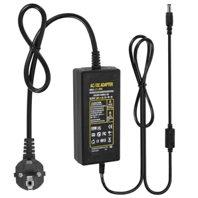 Abbildung von 24V 5A Netzteil, 120W Spannungswandler AC 100 240V zu DC Netzadapter Transformator Trafo 5,5mm x 2,5/2,1mm Jack, Universal Steckernetzteil Adapter für LED Streifen,LCD Monitor,LED Treiber