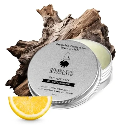 Abbildung von Roomcays Gesichtscreme Männer 60 ml Feuchtigkeitscreme Gesicht mit Hyaluronsäure Mattierende Gesichtspflege Skincare Bart Moisturizer für Mischhaut
