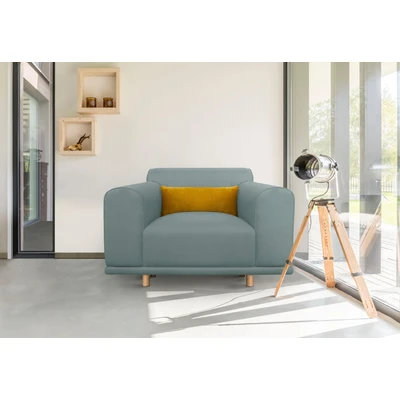 Abbildung von andas Loveseat &quot;Maroon Sessel&quot;, in skandinavischem Design, mit losem Kissen