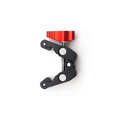 Abbildung von Moman Super Clamp Stativ Klemme mit 1/4 und 3/8 Gewinde CNC Aluminum Studioklemm für DSLR Camcorder, Kamera Monitor, Videoleuchte