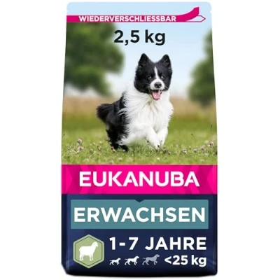 Abbildung von 2,5 kg Eukanuba Small/Medium Lamm/Reis (WEG=WEG, Max. 2 pro Bestellung...