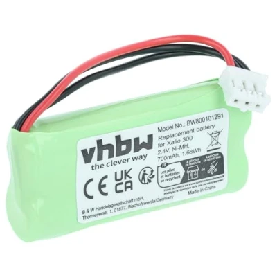 Abbildung von vhbw 1x Akku kompatibel mit Philips 215 Quattro, Dect 315, 211 Duo, T356, T372 schnurlos Festnetz Telefon (700 mAh, 2,4 V, NiMH) Ersatz für 2HR AAAU