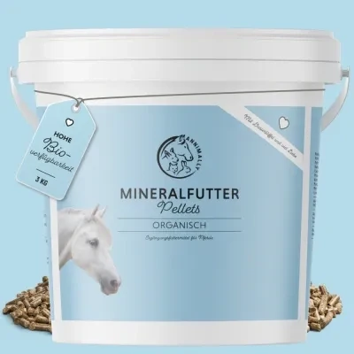 Abbildung von Mineralfutter Pferde organisch getreidefrei 3 kg getreidefreies Ergänzungs Pferdefutter mit Vitaminen, Mineralstoffen und Spurenelementen, wie Zink, Selen, Omega Jod