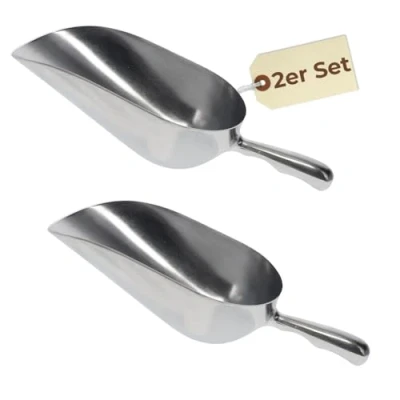Abbildung von GarPet Backschaufeln 2x Futterschaufel 1200 ml Mehlschaufel Sackschaufel Getreideschaufel