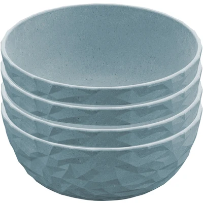 Abbildung von KOZIOL Schale CLUB BOWL, Kunststoff, (Set, 4 tlg), CO² neutral, Made in Germany. Bozirkulärer 700 ml