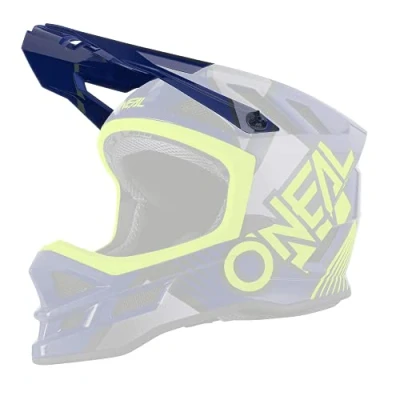 Abbildung von O&#039;NEAL Ersatzschirm Mountainbike Helm Motocross MX Enduro für Blade Polyacryl Delta Polyacrylite Helmet Erwachsene Blau Neon Gelb One Size