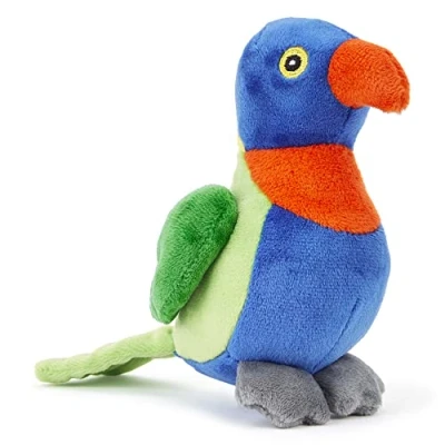 Abbildung von Zappi Co Kinder Kuschelweiches Plüschtier Perfekte kuschelige Spielgefährten für Geburtstage und besondere Anlässe(12 15cm) (Regenbogen Lorikeet)