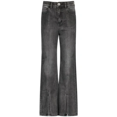 Abbildung von Vingino Flared Jeans für Kinder, Größe: 146/152, Dark grey vintage