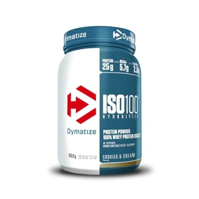 Abbildung von Dymatize ISO 100 Hydrolyzed Cookies Cream 932g Whey Protein Hydrolysat + Isolat
