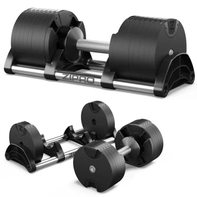 Abbildung von Kurzhantel mit einstellbarem Gewicht Zipro Round 36 kg