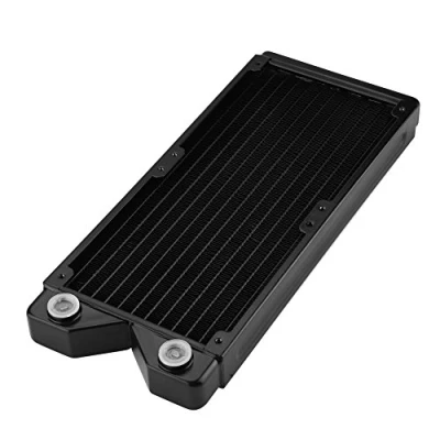 Abbildung von Richer R 120mm/240mm/360mm Radiator, Kupfer G1 / 4 Gewinde PC Wasserkühlung Heizkörper,Wärmetauscher Schnelle Kühlkörper Radiator für industrielle usw.(240mm)