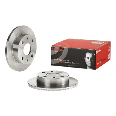 Abbildung von BREMBO 08.9138.10 Bremsscheibe 211 11 4 voll DAIHATSU: Cuore 6, 7, Trevis