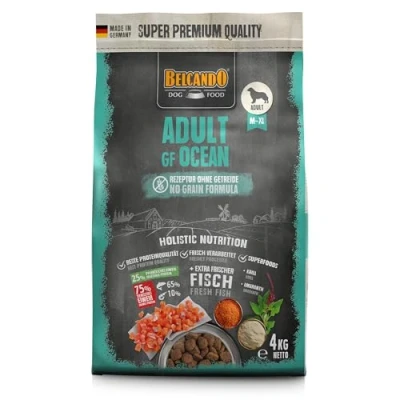 Abbildung von BELCANDO Adult GF Ocean [4 kg] getreidefreies Hundefutter Sortenreines Trockenfutter ohne Getreide mit Fisch Alleinfutter für ausgewachsene Hunde ab 1 Jahr