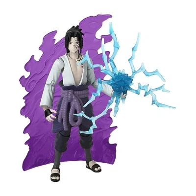 Abbildung von Bandai Anime Heroes Beyond Naruto Shippuden Figurine 17 cm Gelenkige Sasuke Uchiha Figur Marke verflucht: Zustand 1 Spielzeug für Kinder ab 4 Jahren 37712