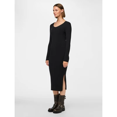 Abbildung von Pieces Pcmira Dress Strickkleid, Damen, Größe: Large, Black