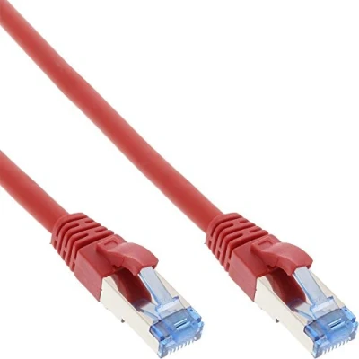 Abbildung von InLine Patch Kabel RJ 45 (M) 3 m SSTP (CAT 6a) halogenfrei Rot