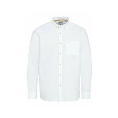 Abbildung von camel active Oxford Langarm Hemd, Herren, Größe: 3XL, White