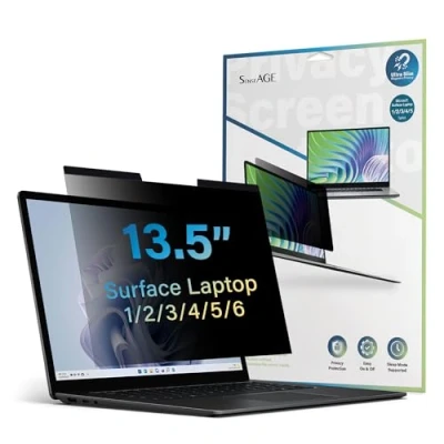 Abbildung von SenseAGE Magnetischer Blickschutzfilter für Surface Laptop 6/5/4/3/2/1 (13,5&quot;), Entfernbare, Anti Blaulicht, Spy Sichtschutzfolie 13,5 Zoll, Privacy Screen Protector