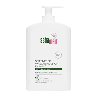 Abbildung von Sebamed seifenfreie Waschemulsion mit Spender 400 ml, Reinigung für empfindliche Haut, stärkt die Hautbarriere, zur Hand , Gesichts und Körperreinigung geeignet