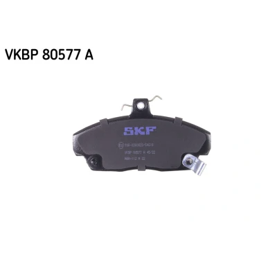 Abbildung von SKF VKBP 80577 A Bremsbelagsatz mit akustischer Verschleißwarnung