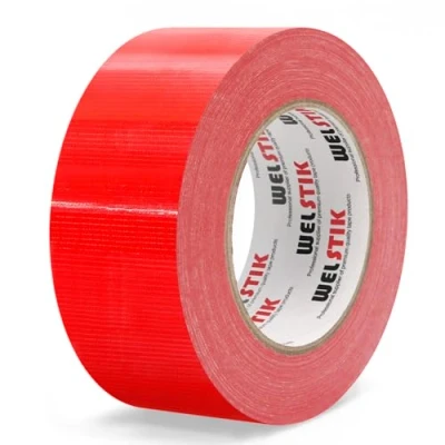 Abbildung von WELSTIK Professionelles Klebeband, 50mm*41m, wasserdicht, für Reparaturen, Heimwerker, Handwerk, Innen und Außenbereich, Rot