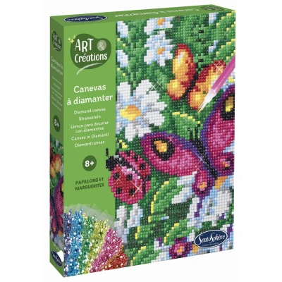 Abbildung von Strassstein Bild Schmetterlinge Glitzerbilder stecken Bastelset