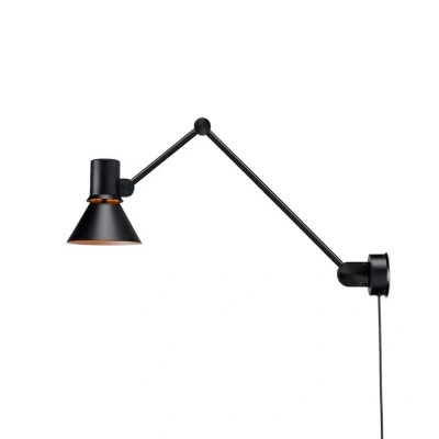 Abbildung von Anglepoise Type 80 W3 Wandlampe, Stecker, schwarz