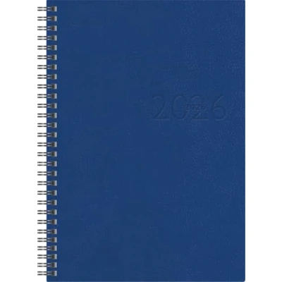Abbildung von rido/idé Buchkalender Modell studioplan int. (2025), 2 Seiten = 1 Woche, 168 x 240 mm, 160 Seiten, Kunstleder Einband West, schwarz
