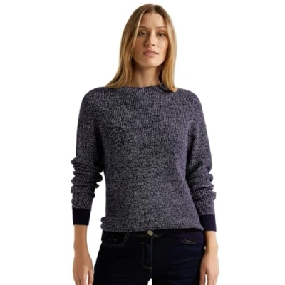 Abbildung von Cecil MOULINÉ Strickpullover, Damen, Größe: XL, Blau