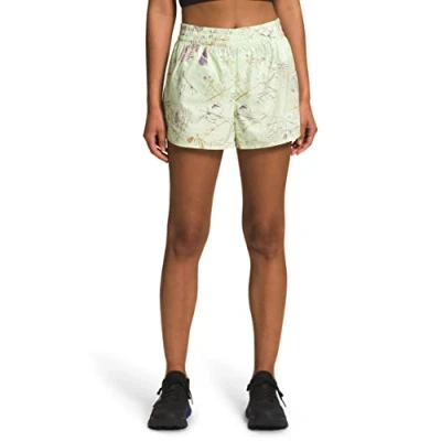 Abbildung von The North Face Limitless RUN Short kurze Sporthose, Damen, Größe: LxR, Lime/cream