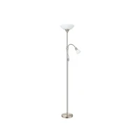 Abbildung von Eglo 82842 Standfluter UP 2 nickel matt, E27,E14 max. 1X40W,1X25W mit Kabelschalter