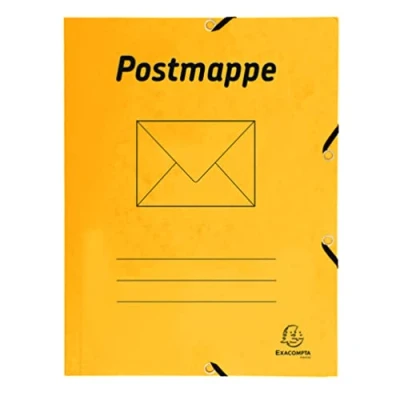 Abbildung von ExaClair Organisationsmappe EXACOMPTA Postmappe A4 gelb