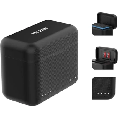 Abbildung von Telesin Kamera Ladegerät Usb Für 2x Akku Insta360 X3 / Insta 360 X 3 S0 bcg 03 tis