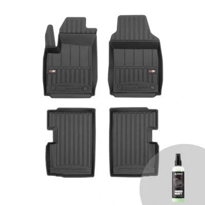 Abbildung von FROGUM ProLine 3D Gummimatten Exklusiven Auto Fußmatten Autofussmatten für FIAT 500 ab 2007 Die höchsten Kanten
