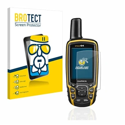 Abbildung von BROTECT Schutzglas für Garmin GPSMAP 64 Schutzfolie Panzer Folie Glas [Extrem Kratzfest 9H, Anti Fingerprint, Ultra Transparent]