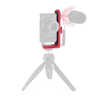 Abbildung von JOBY Vert 3K, L Bracket für Fotos und Videos, Kombinierbar mit GorillaPod 3K Kit, Tischstativ Spiegellose CSC Kameras, Vlogging Kamera, YouTuber Tik Toker Content Erstellung