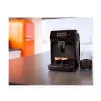 Abbildung von Philips 1200 series Kaffeevollautomat EP1200/00, Espressomaschine, 1,8 l, Kaffeebohnen, Eingebautes Mahlwerk, 1500 W, Schwarz