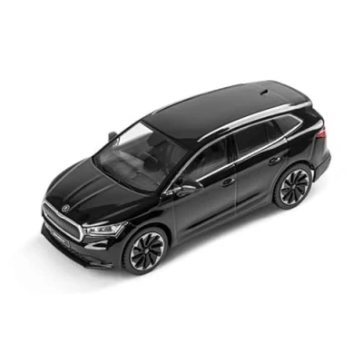 Abbildung von Skoda 5LA099300F9R Modellauto ENYAQ iV Miniatur, Maßstab 1:43, schwarz